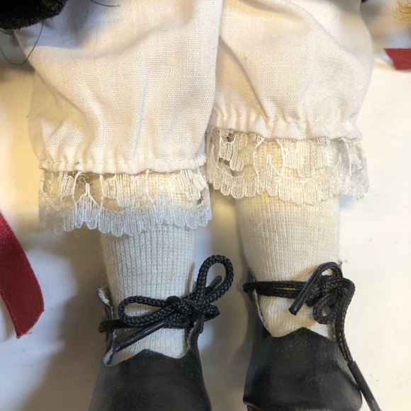 Vintage Porcelain Doll Plaid Tartan Dress - Picture 7 of 15